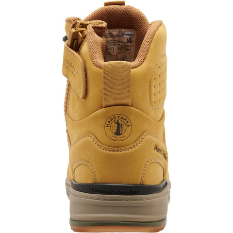 Hard Yakka 3056 S7S Wheat Waterproof Safety Boots Metal Free