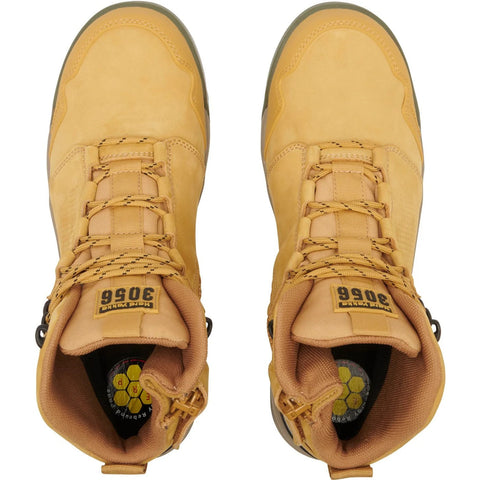 Hard Yakka 3056 S7S Wheat Waterproof Safety Boots Metal Free