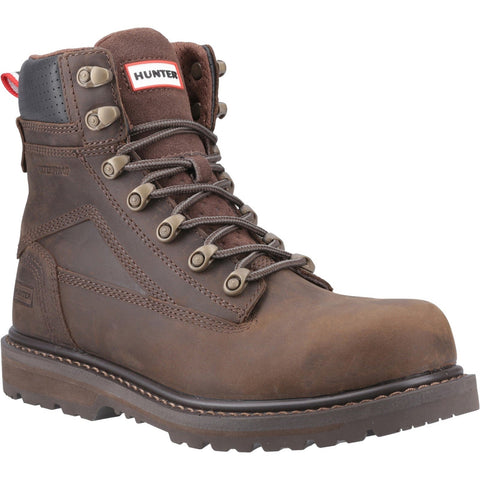 Hunter Tornado Waterproof Safety Boots Brown S7S