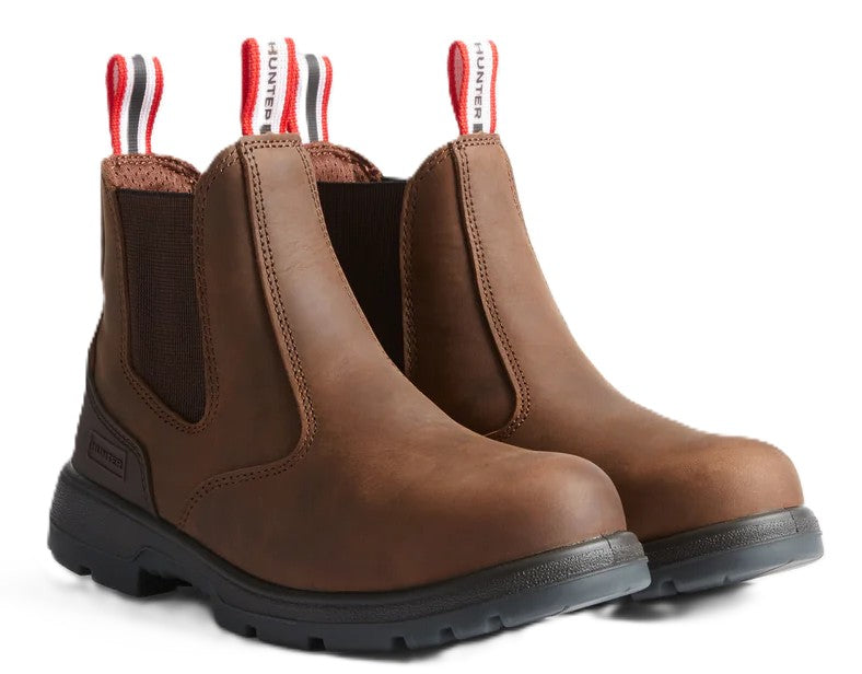 Hunter Breeze Women's Safety Dealer Boots Brown S3S