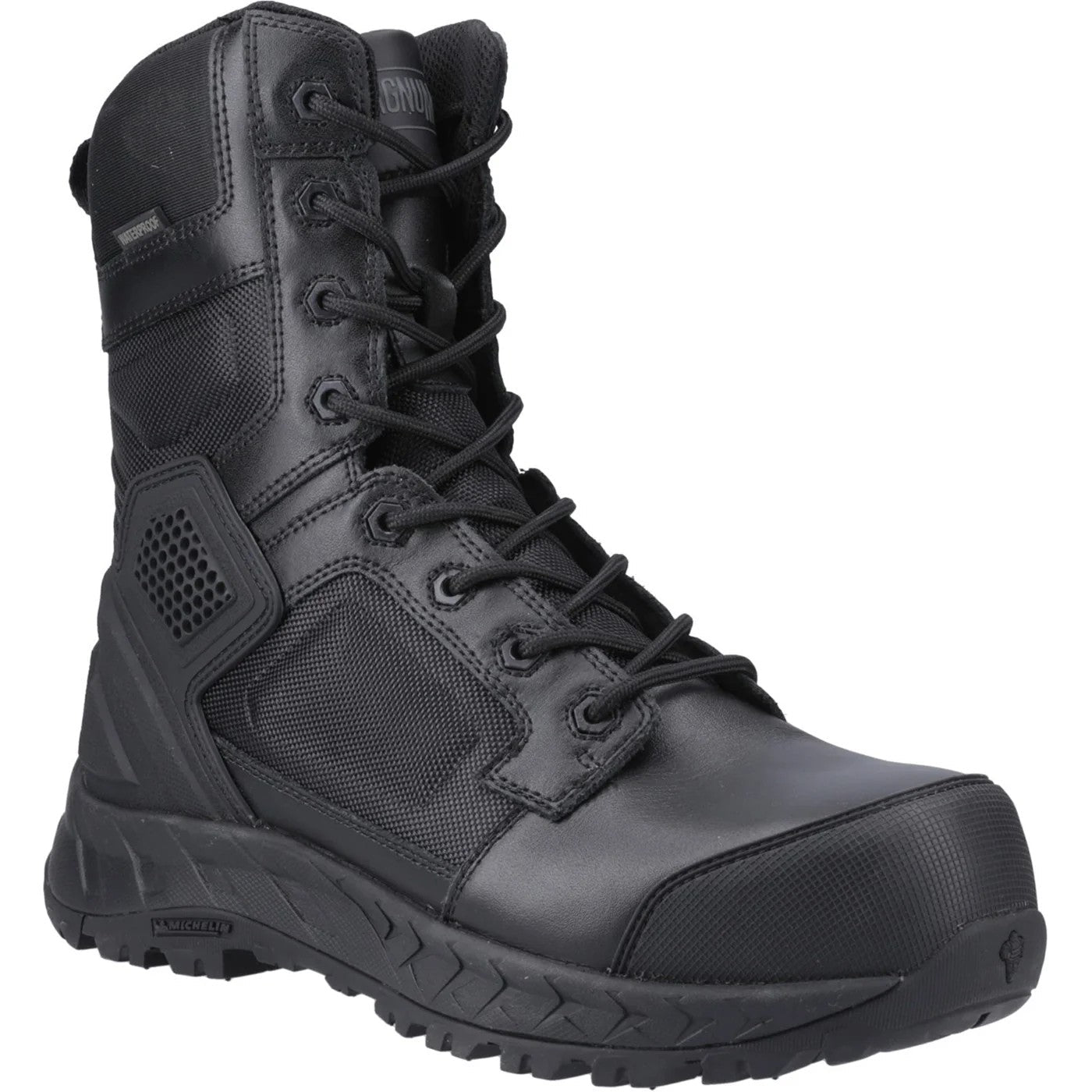 Magnum Spider EXO 8 Safety Boots Waterproof Metal Free Side Zip