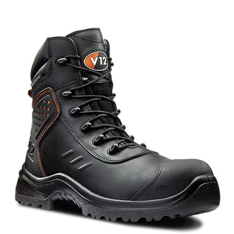 V12 V1750 Defender STS Waterproof Safety Boots Metal Free S3 Black