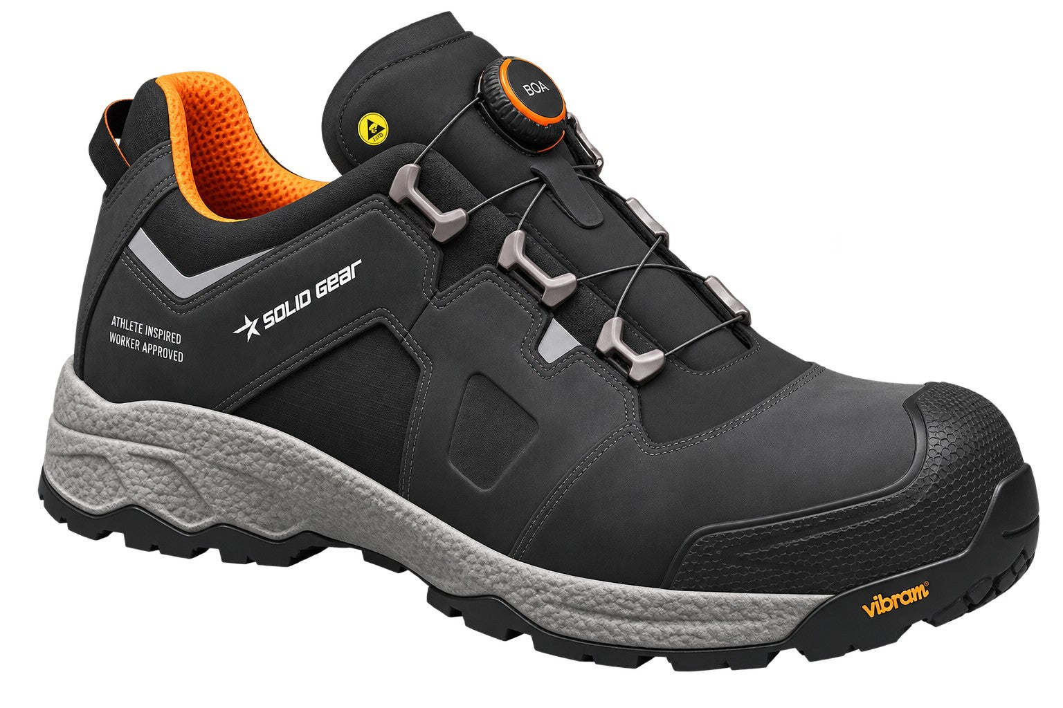Solid Gear SG80013 Vapor 3 Low BOA S3S Safety Shoes Wide Fit
