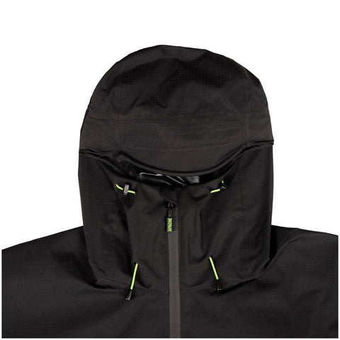 Apache White Rock Lightweight 1/4 Zip Black Rain Jacket