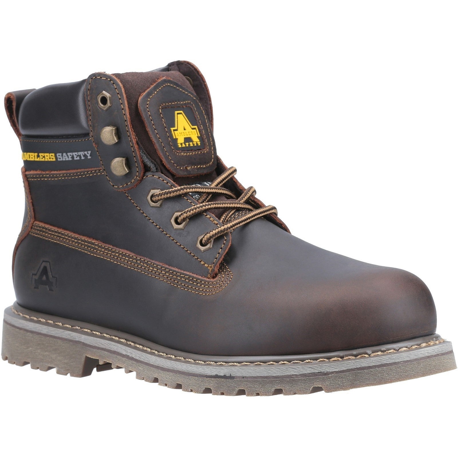 Amblers FS164 Welted Safety Boots Brown Steel Toe Caps