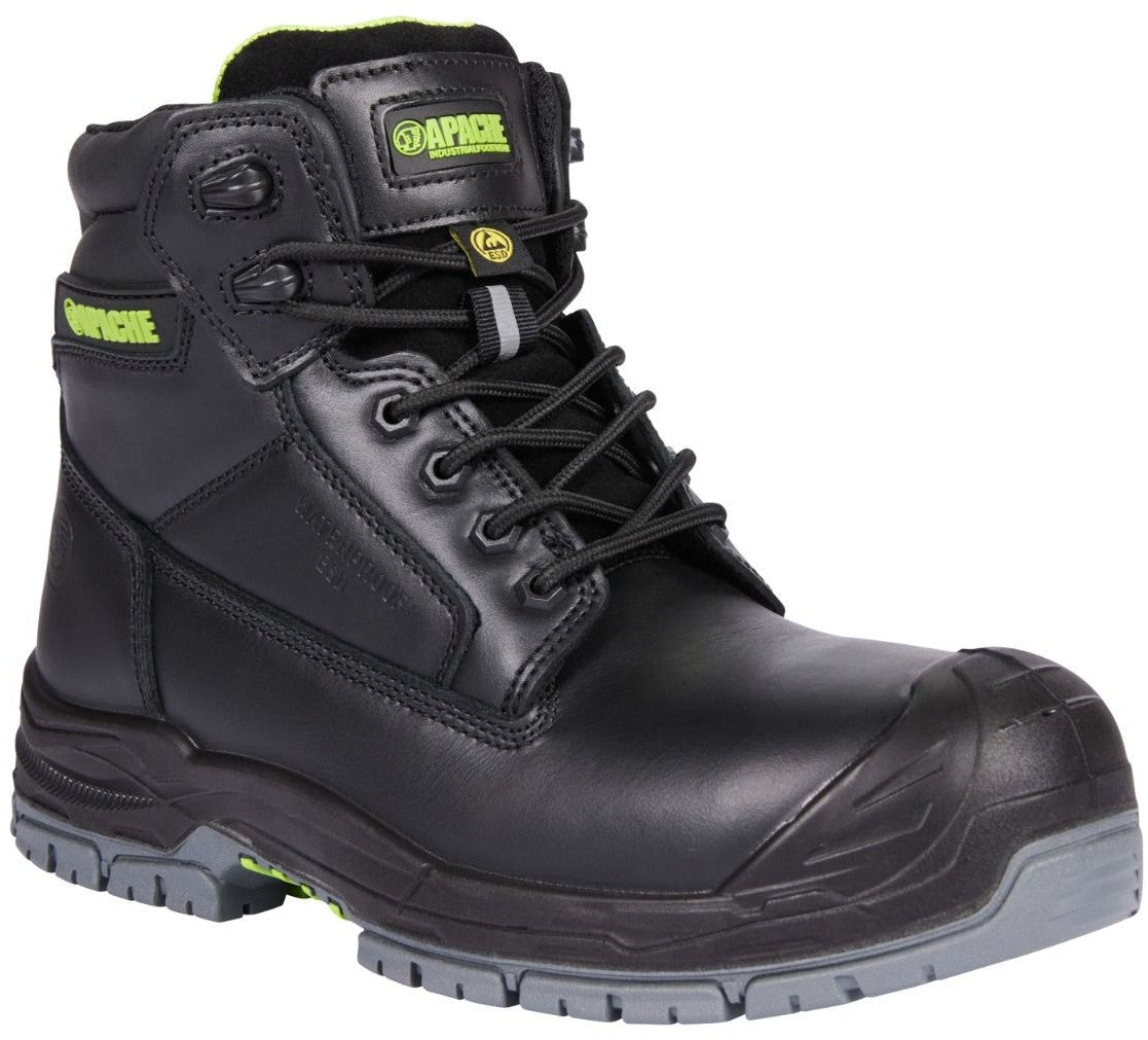Apache Cranbrook Waterproof Safety Boots Metal Free ESD