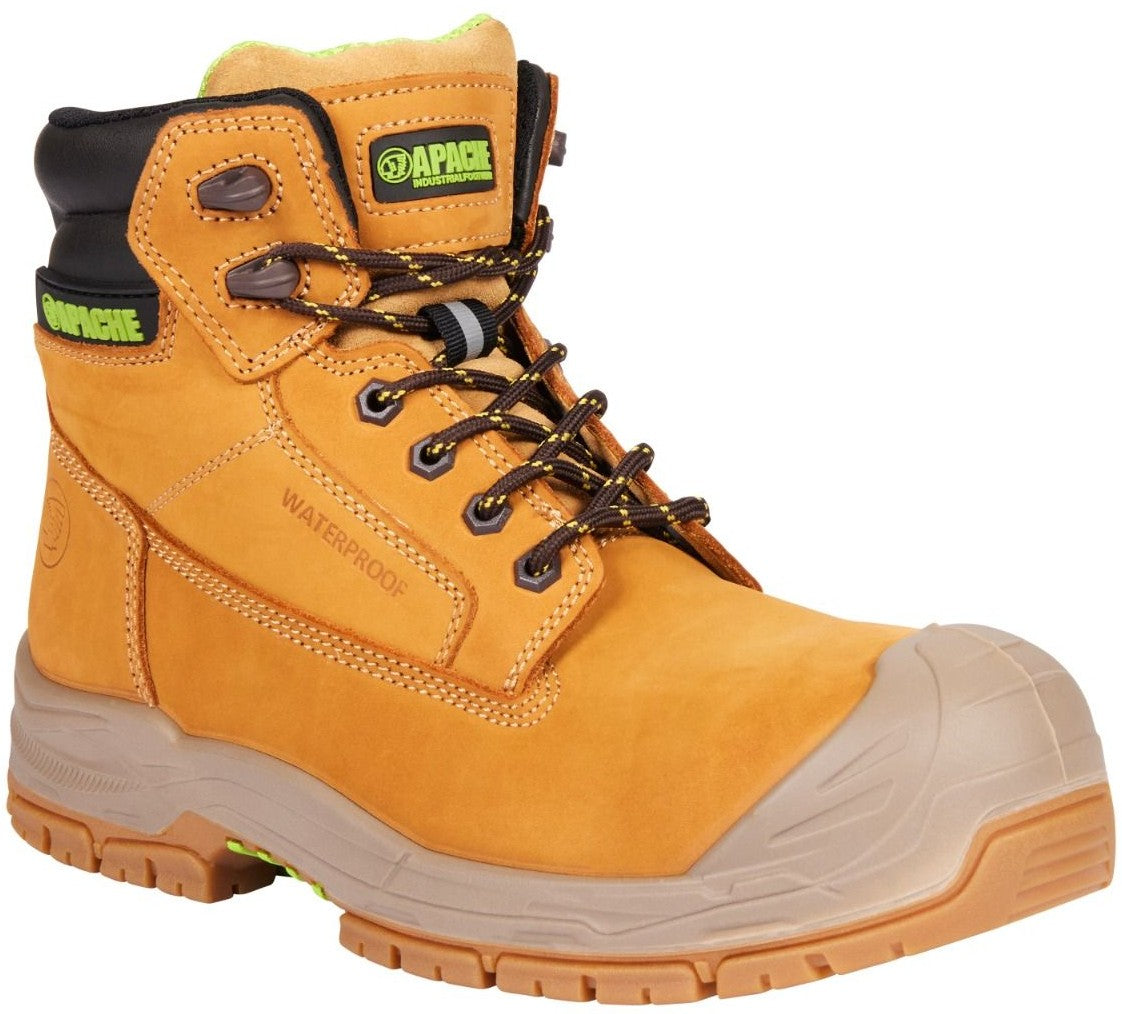 Apache Thompson Wheat Waterproof Safety Boots