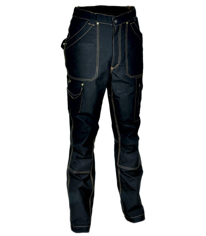 Cofra Dublin Black Canvas Trousers