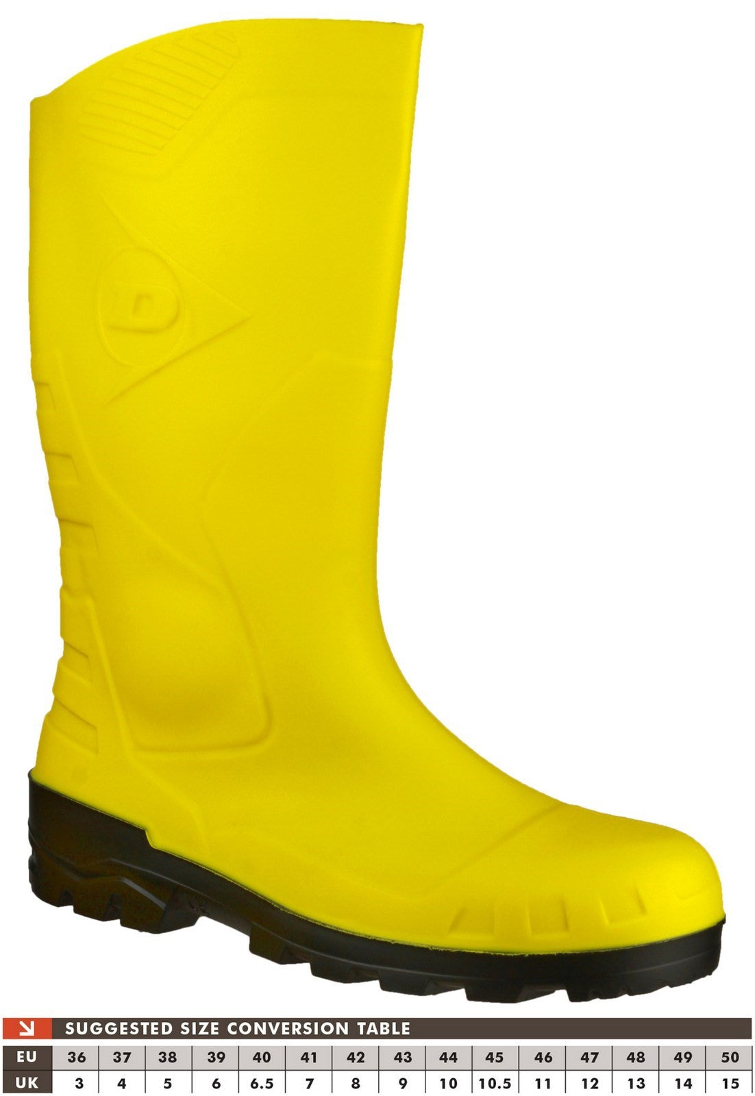 Dunlop Devon Yellow/Black Safety Wellingtons