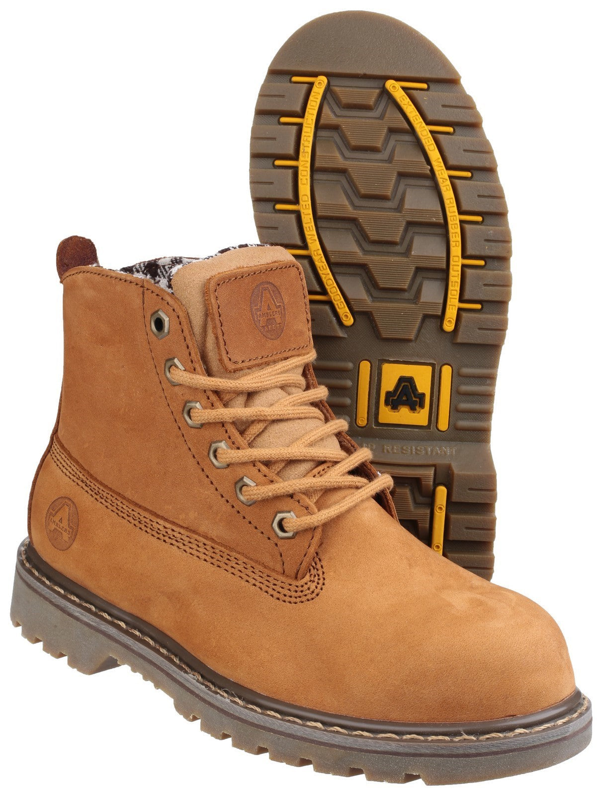 Amblers FS103 Tobacco Ladies Safety Boots
