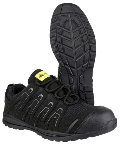 Amblers FS40C Black Safety Trainers