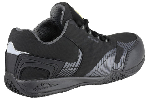 Amblers FS29C Black Safety Trainers Metal Free