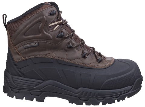 Amblers FS430 Orca Brown Safety Boots Waterproof Metal Free