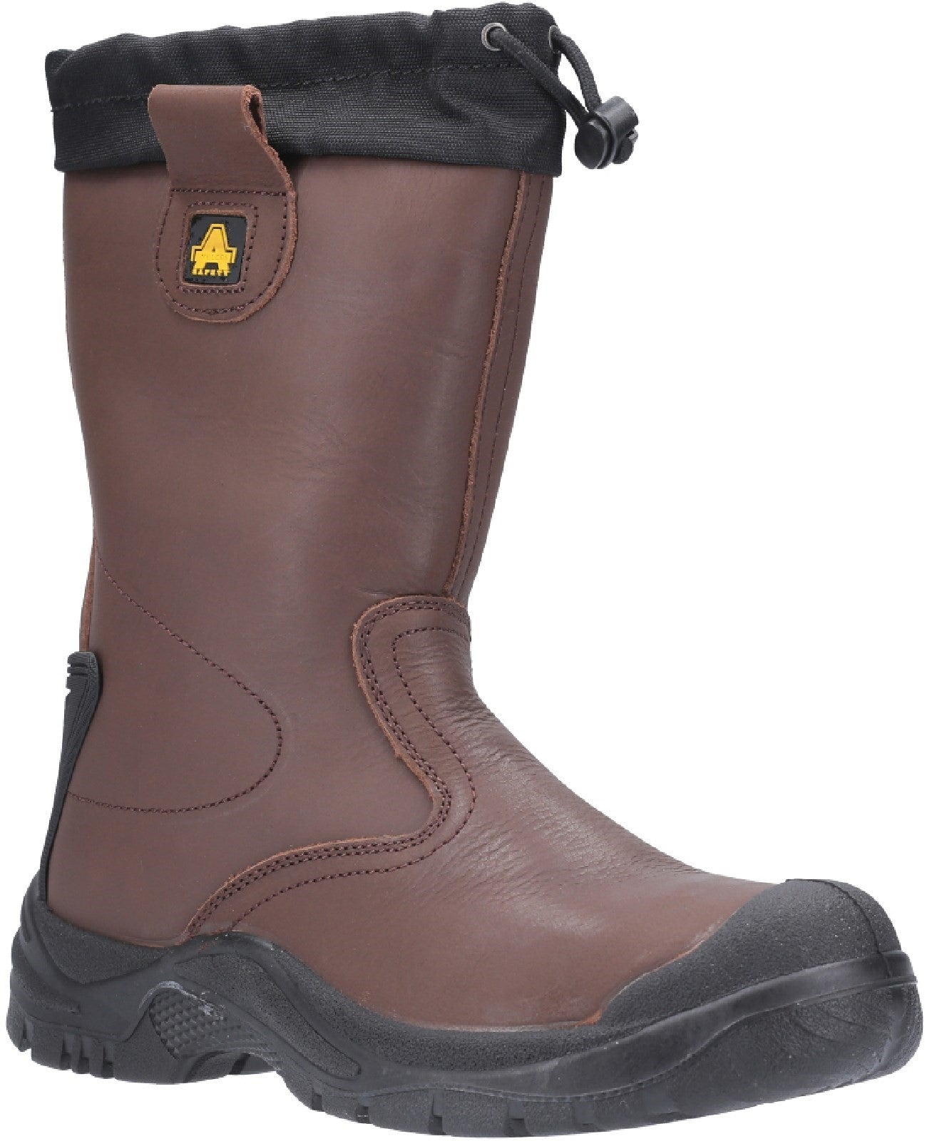 Amblers FS245 Brown Pull On Safety Rigger Boots