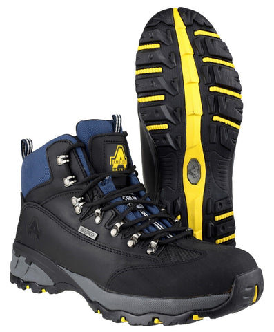 Amblers FS161 Black Waterproof Safety Boots Steel Toe Caps