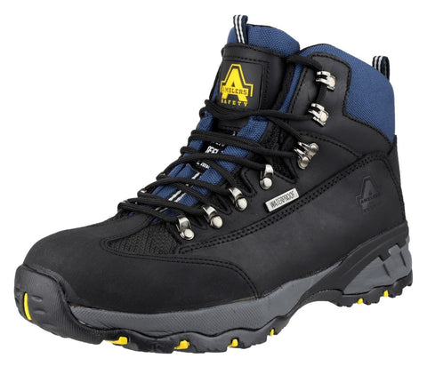 Amblers FS161 Black Waterproof Safety Boots Steel Toe Caps