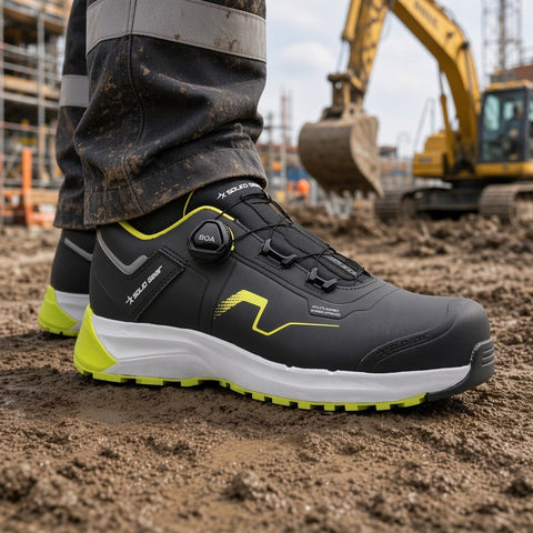 Solid Gear Sonar Low Green BOA Safety Trainers ESD SG80204