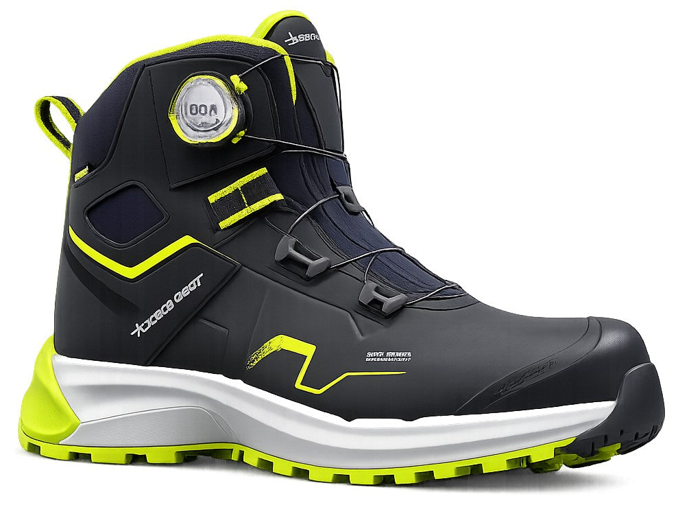 Solid Gear Sonar Mid Green BOA Safety Boots ESD SG80205