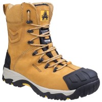Amblers FS998 Waterproof Safety Boots Side Zip Hi Leg Honey 