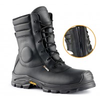 Jallatte JJV28 Jalarcher Safety Boots Metal Free Side Zip Hi Leg