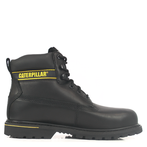 CAT Holton SB Black Steel Toe Safety Boots