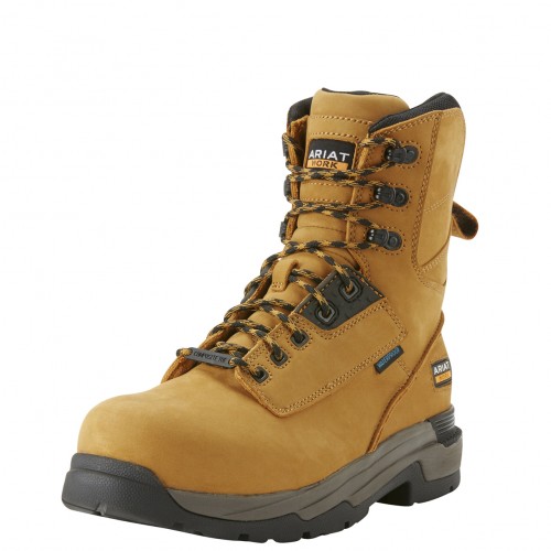 Ariat MasterGrip 8 Inch Wheat Safety Boots
