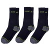 Apache Burlington Black Cotton Work Socks 3 Pack Apache Burlington Black Cotton Work Socks 3 Pack