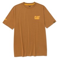 CAT Trademark Graphic Bronze T-Shirt
