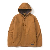 CAT Hooded Sherpa Lined Jacket Bronze