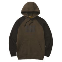 CAT 1050024 Raglan Hoodie Moss / Black 