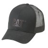 CAT 1120062 Raised Logo Black Cap 