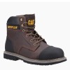 CAT Powerplant GYW Safety Boots Brown Steel Toe Cap S3