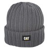 CAT W01443 Rib Watch Graphite Logo Beanie 