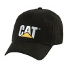 CAT W01791 Trademark Black Logo Cap
