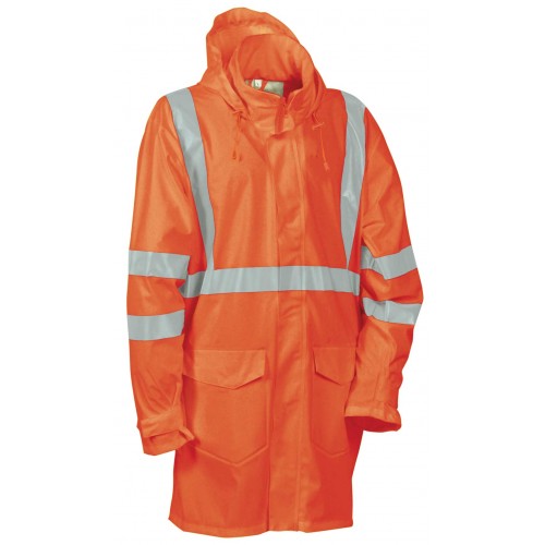 Cofra Caracas High Visibility Orange Waterproof Jacket