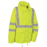 Cofra Merida Yellow Hi Vis Waterproof Jacket EN343 EN471