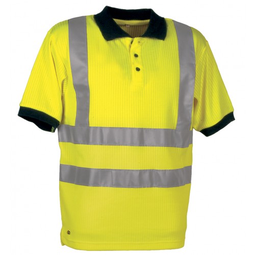 Cofra Spotlight Yellow High Visibility Polo Shirt