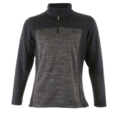 DeWalt Charlotte Ladies Black / Grey Quarter Zip Jacket DeWalt Charlotte Ladies Black / Grey Quarter Zip Jacket