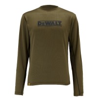 DeWalt Truro Khaki Green Long Sleeve T-shirt