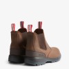 Hunters Drift Brown Leather Occupational Non Safety Dealer Boots Slip On 