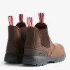 Hunter Kirkwood Ladies Brown Occupational Slip On Dealer Boots Non Safety