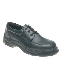 Himalayan 310 Black Leather Wide Grip Safety Shoes