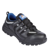 Himalayan 3420 Black Leather Safety Trainers