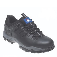 Himalayan 4020 Black Leather Safety Trainers