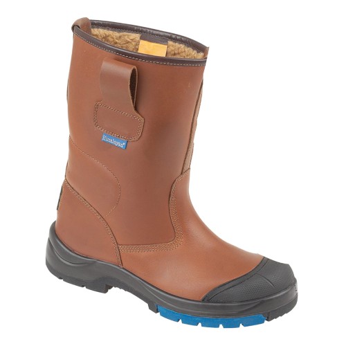 Himalayan 9105 HyGrip Brown Safety Rigger Boots
