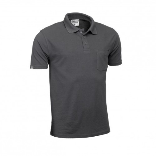 JCB Essential Polo Shirt Grey