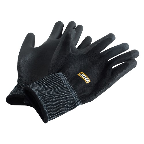 JCB PU Coated Gloves - Pack Of 10