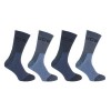 JCB 4-Pack Navy Advantage Socks