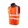 Leo Workwear Halsinger Hi Vis Orange Class 2 Body Warmer