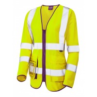 Leo Workwear Beaworthy Class 2 Yellow Sleeved Waistcoat